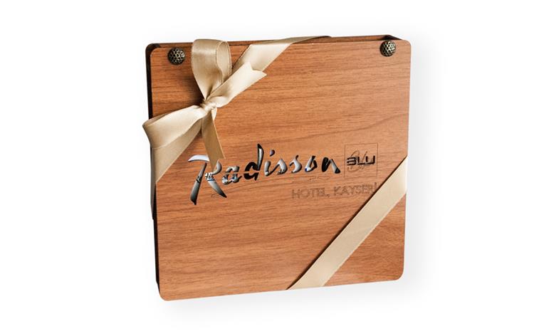 Chocolate in Wooden Box, Radisson BLU