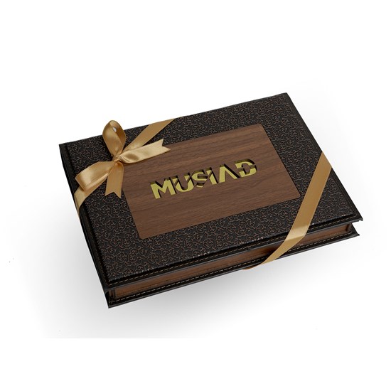Ahşap Kutulu Çikolata  Musiad